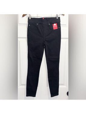 NWT Spanx Ankle Skinny Jeans in Clean Black Size XS P Brand New with Tags